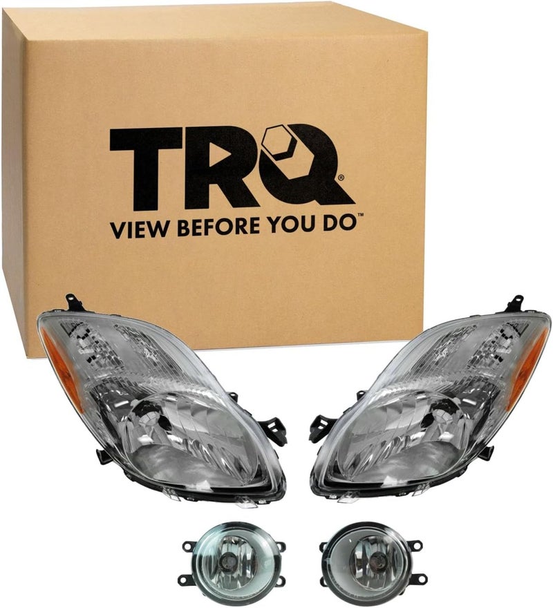 TRQ طقم إضاءة SC2592100 SC2593100 TO2518123 TO2519123 متوافق مع تويوتا يارس 2009-2011 - Image 1